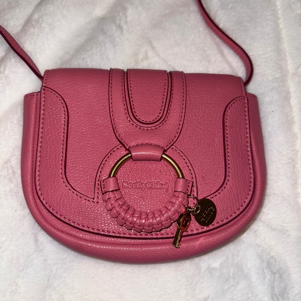 See by Chloe pink cross body bag